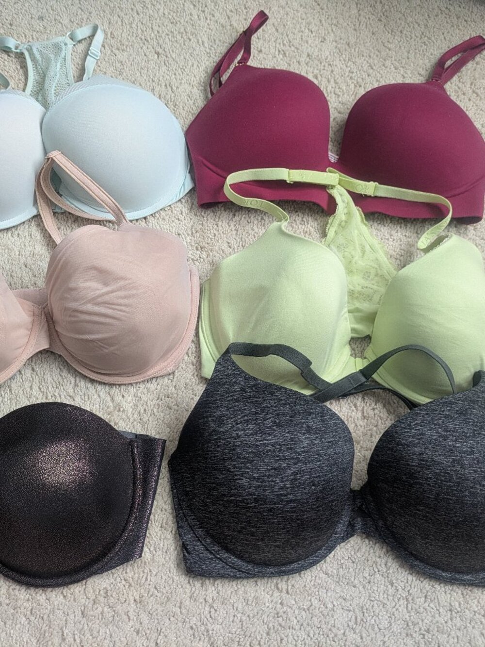 Bra Wardrobe! 6x 32DDD (32F) Victoria's Secret Bras For Everything You Need